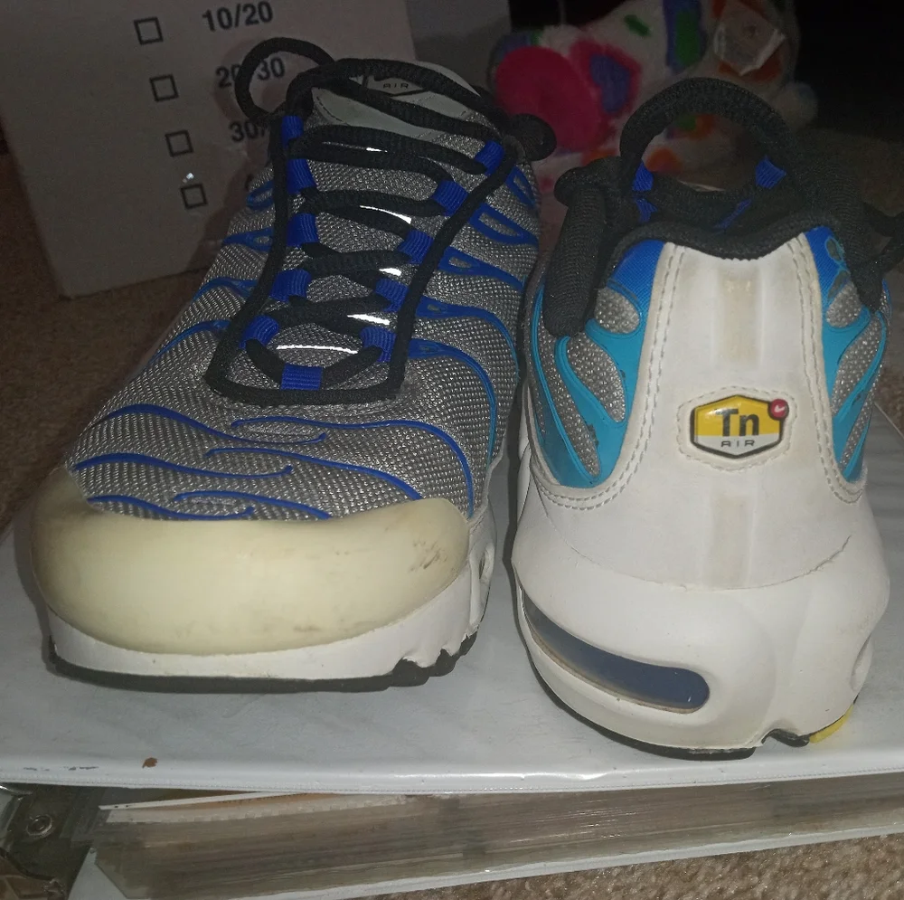 Nike Men's Athletic Shoes Blue Teal Silver Black